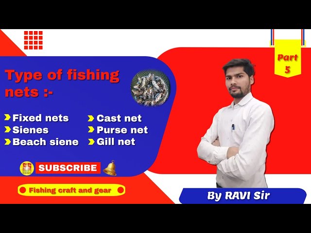 Types of Gill net, Trammel net for fishing, Dip net, Been net, Shanglo net for fishing