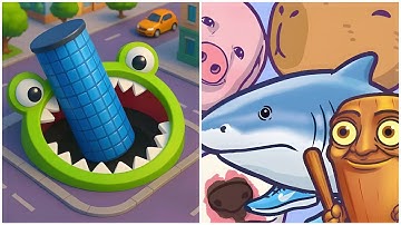 Hole.io vs Italian Brainrot Merge - (ASMR Game, Max Level), Part - 01