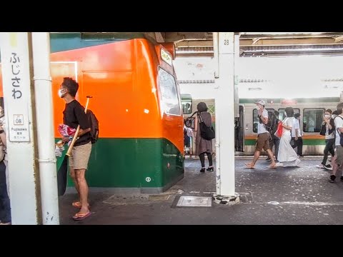 【JR東海道線】茅ケ崎～藤沢間、右側車窓  Chigasaki  Fujisawa