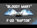 F22 raptor bloody mary