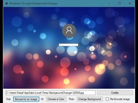 change user on windows 10 login