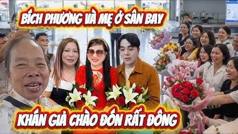 Bich Phuong en haar moeder arriveerden in Saigon en werden verwelkomd door een groot publiek op d...