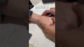 Gelang Emas Padat Permanen Pertama Selalu Istimewa 