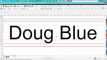 Corel Draw Tips & Tricks Putting Text in a space like pen jig Part 5