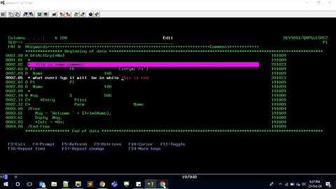 How to add colorful comments in IBMi SEU Editor | yusy4code