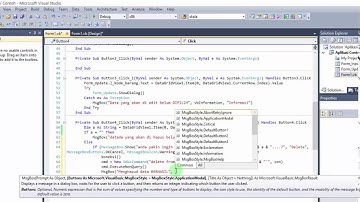 TUTORIAL VB.Net PART 5 - CARA MEMBUAT TOMBOL DELETE DATABASE MYSQL MENGGUNAKAN CONNECTOR ODBC