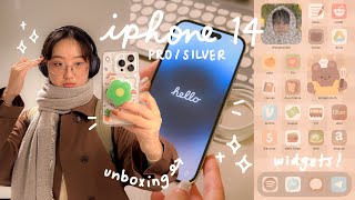 🧸 unboxing my iphone 14 pro! + customization & aesthetic iphone tour :3