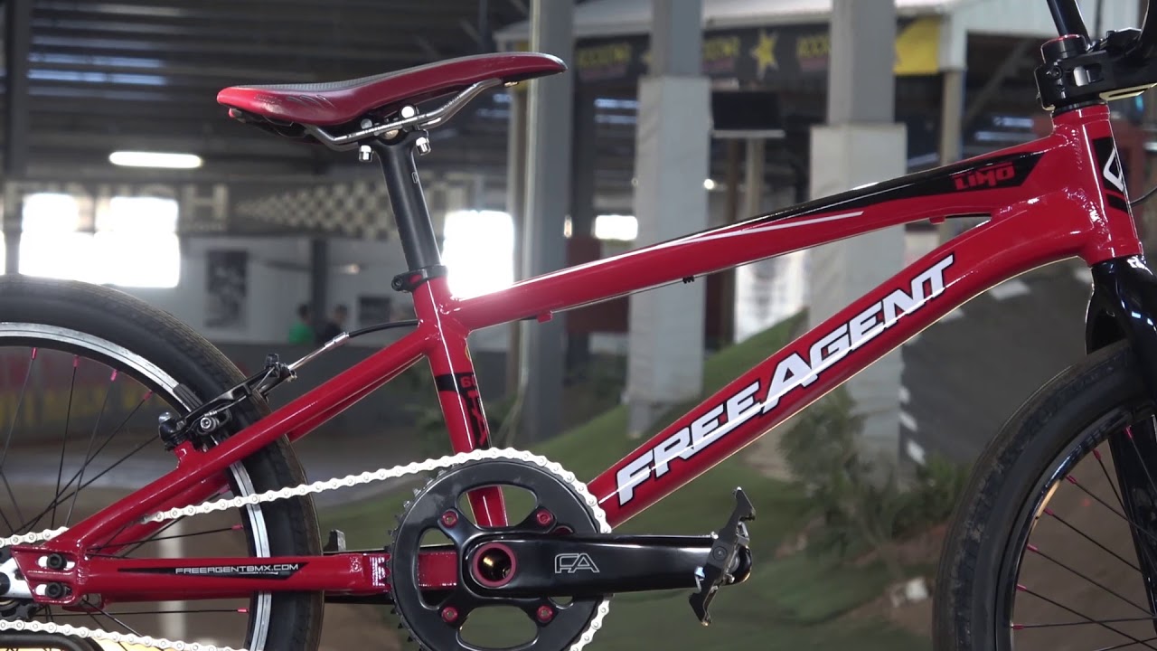 Lap with a stock Free Agent BMX complete