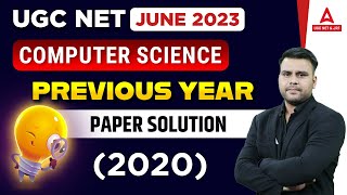 UGC NET JUNE 2023 I Computer Science  Paper -2 I Previous year paper solution (2020) I Vivek pandey screenshot 2