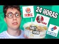 24 horas comiendo COMIDA RÁPIDA en CHINA!! (McDonalds, Burguer King, Domino's Pizza, KFC)