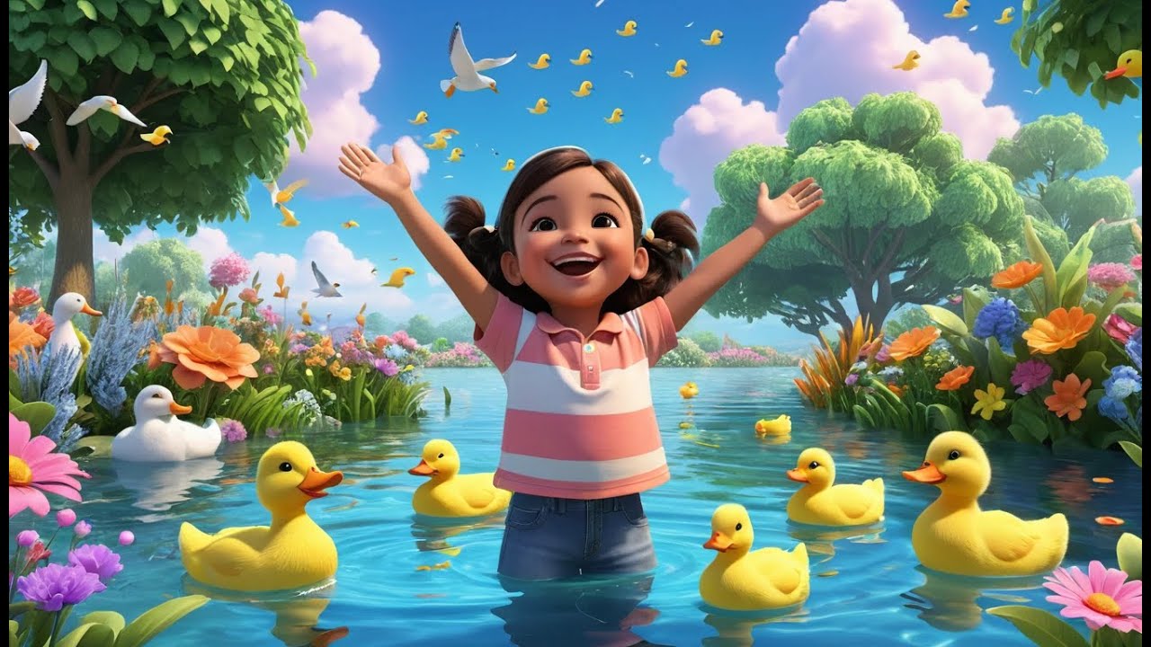 Ducks Go Quack and Fish Go Swish! | Fun Animal Sounds Song for Kids | Interactive Nursery Rhyme