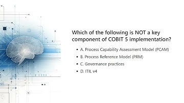 Isaca COBIT 5 A Business Framework for the Governance and Management of Enterprise IT Exam
