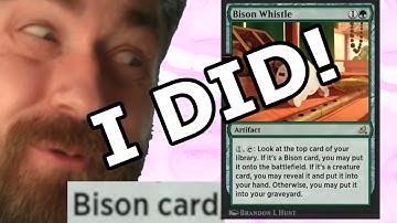 WIZARDS: YOU CANT MAKE A BISON DECK
