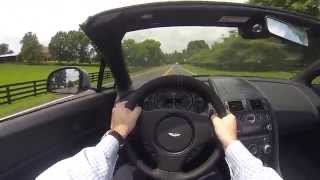 2015 Aston Martin Vantage GT Roadster POV Test Drive
