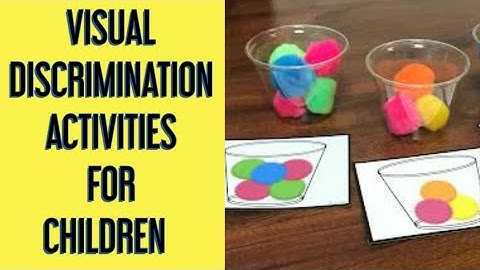 How to Practice VISUAL DISCRIMINATION Activities?