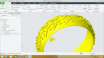 how to design a Tire Shape in creo | Step-by-Step Tutorial