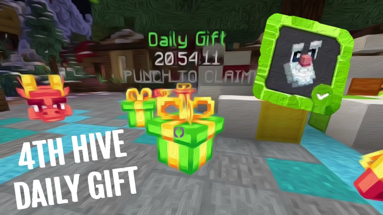 Hive's 4th Daily Gift {Minecraft Bedrock 2022) YouTube