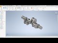 Autodesk Inventor Tutorial V6 Engine: Crank Shaft