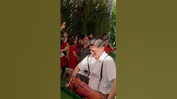 Dàn nhà trai bưng quả chất lượng tại lễ cưới GinPu sáng nay