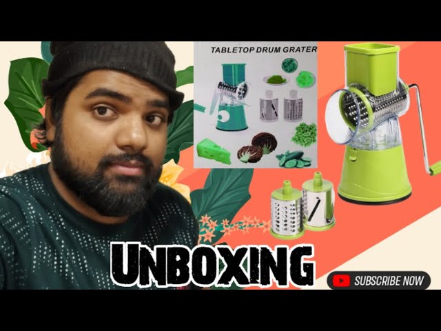 Tabletop Drum Grater  Unboxing and Review 
