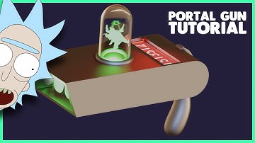 Rick and Morty Portal Gun - Blender 2.9