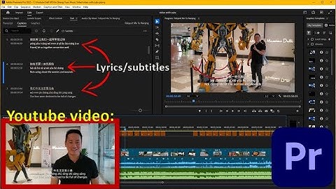 How To Add Lyrics Or Subtitles To Videos Using Adobe Premiere Pro 2025