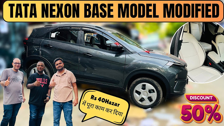 Tata Nexon Facelift iCNG Modifications with Price | Tata Nexon Genuine Accessories | Tata Nexon 2025