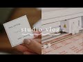 new stickers for shop update | studio vlog 66