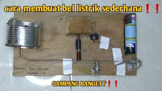 tutorial membuat bel listrik sederhana❗❗| tugas IPA kelas 9