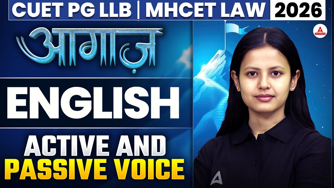 CUET PG LLB 2026 - English Language Class | Active and Passive voice ...