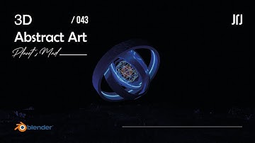 3D Abstract sci-fi planet