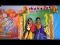 "Celebrating the joy of Janmashtami with our little Krishnas and Radhas! 🌸