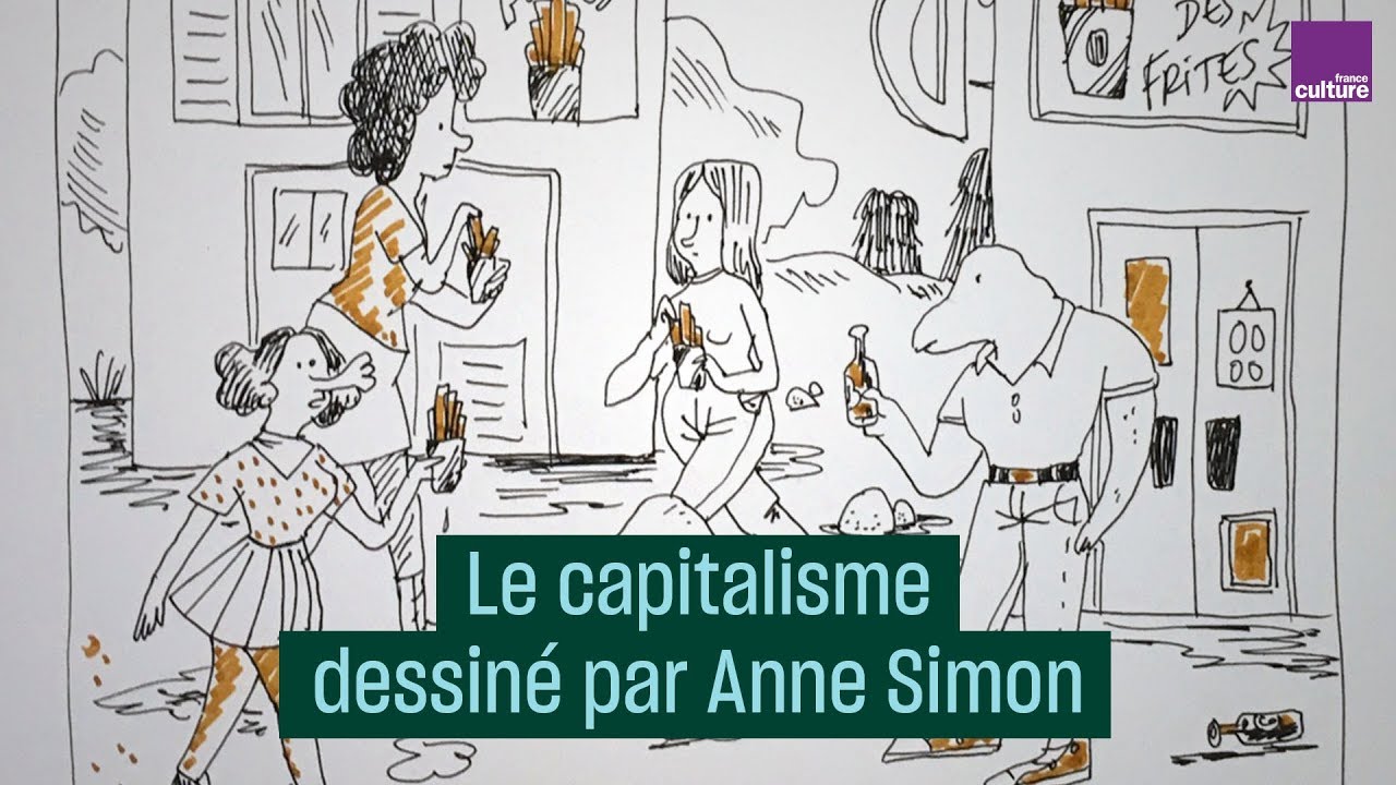 Le capitalisme dessiné par Anne Simon - #CulturePrime - YouTube