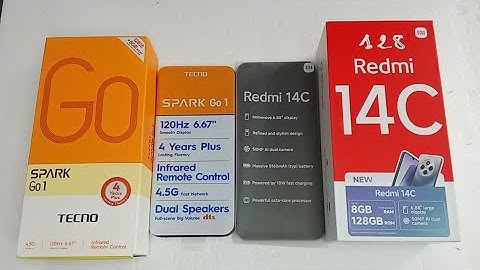 Xiaomi Redmi 14c vs Tecno Spark Go 1: speed test