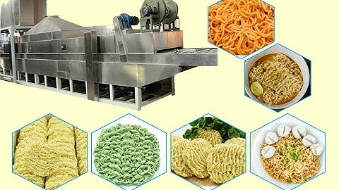 Automatic Fried Instant Noodle Production Line/How Are Instant Noodles Made Manufacturing Process