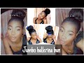 HOW TO:Jumbo ballerina bun #Hair tutorial