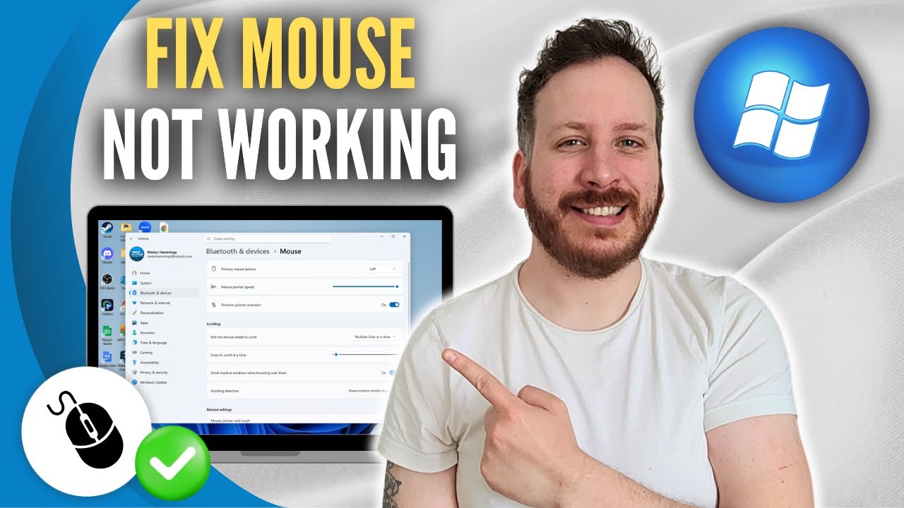 How To Fix Laptop Mouse Not Working - YouTube