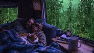 Rainy Medieval Castle Window View – Insomnia, Sleep Aid, Study, Meditation