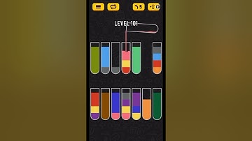 ✅ Water Sort Puzzle level 101 #gameplay