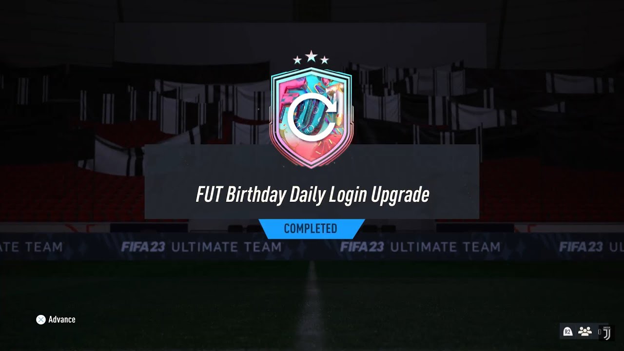 FIFA 23 FUT Birthday Daily Login Upgrade SBC Reward 742 PS5 YouTube