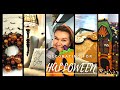 In the Mood for FALL things: Decorating for Halloween | Making a haunted cookie house with 3 yr old