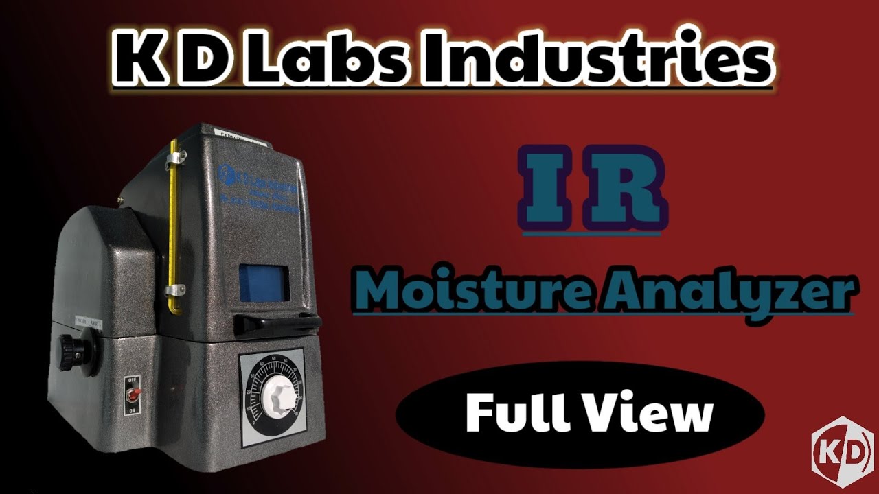 IR Moisture Analyzer Full View By K D Labs Industries YouTube