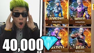 Consigo Toda La Incubadora Con 40,000 Diamantes En Free Fire Bancarrota Total