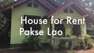 Pakse, Laos - 3 bedroom house for rent