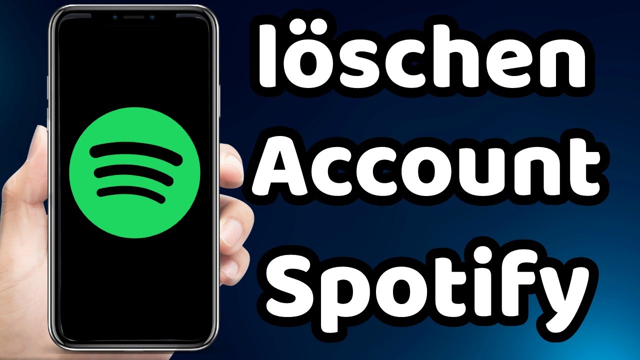 Wie Bekomme Ich Als Band Einen Spotify Account wie kann man Spotify Account löschen 2023 - YouTube
