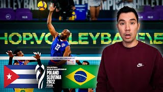 Reacting to Brazil vs. Cuba Volleyball 2022 FIVB World Championships