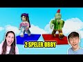 Twee speler obby verslaan met dutchtuber  lets play wednesday