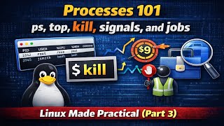 Famous Understanding Processes 101: ps, top, kill, signals, and jobs | Linux Made Practical (Part 3) Profile