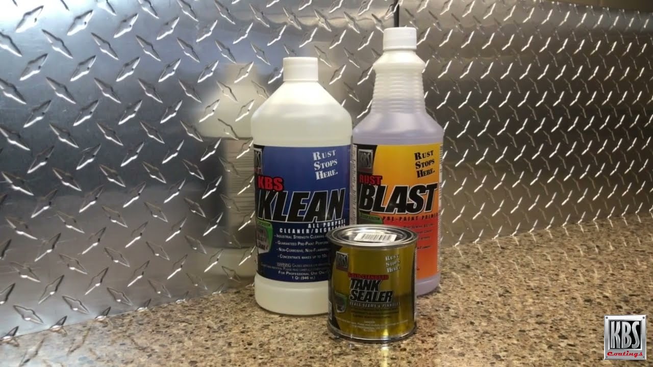 KBS Coatings 52000 Cycle Tank Sealer Kit, Complete Kit - Seals Up To 5  Gallon Tank, Lightly Pigmented Silver
