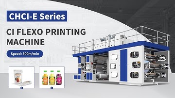 6 colour central drum ci flexo printing machine for bopp,PE,cpp